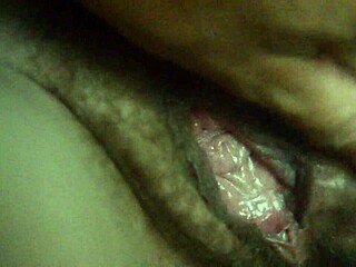 fingering my wet pussy in low light