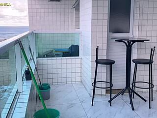 naughty maid mini shorts make me crazy horny