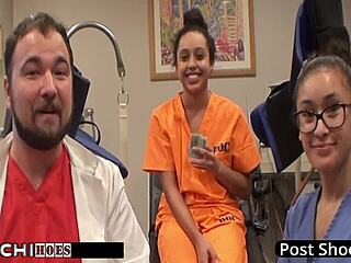 freshman mia sanchez endures mandatory hitachi orgasm from horny nurse