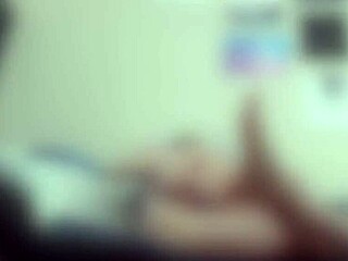 Sexy Brunette Teases Hairy Pussy In See-Through Lingerie