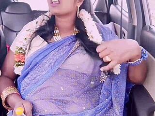 Beautiful Housewife Dirty Car Driver Cheating Telugu Talks