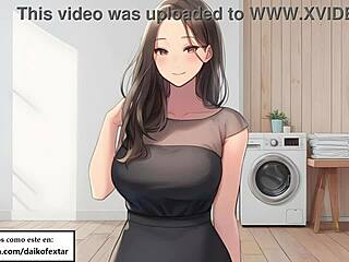 caught sniffing panties as janitor? weak jerk off instructions in spanish femdom voice