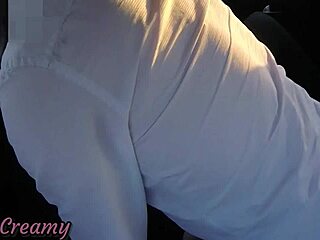 Teacher Sees Dick Flash and Fucks Me Doggystyle in Public Car!