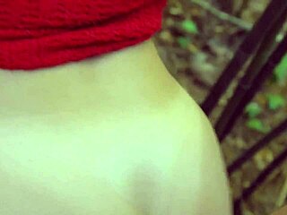 surprise pretty asian bent over garden doggystyle uncensored