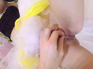 Bonnie Dolce flies in suspension bondage slut trailer