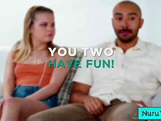 Petite blonde masseuse, your wet nuru feels amazing!