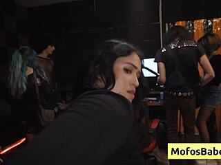 horny brunette nia bleu seduces with big naturals for deep fuck