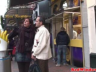 Blonde Amsterdam Hooker Sucks Fucks Bent Over