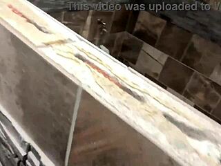 Cuckold Wife Gives Risky Elevator Road Head Creampie