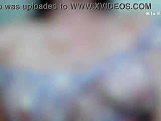 Sexy Brunette Teases Hairy Pussy In See-Through Lingerie