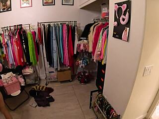 Eager Juniper Ren Craves Nade Nasty's Intense Backstage Hardcore