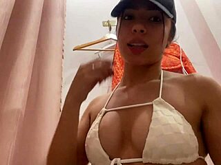 hot latina caught trying bikini perfect tits big ass