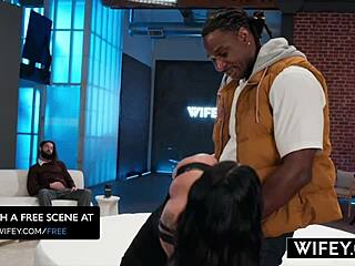 wifey loves bbc deepthroat anal creampie show for hubby interracial crazy hotwife