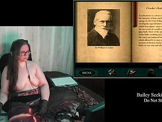 uncover tattooed bbw's big natural tits in steamy naked game play