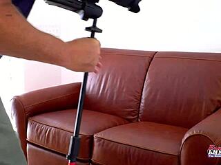 yo annie archer rubs pussy then takes deep pounding hard