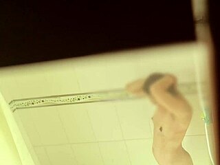 Hidden Cam Catches Sexy Latina Nurse Licking Pussy in Bathroom