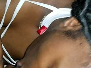 My Horny Girlfriend Devours Thick Black Cock Eagerly!