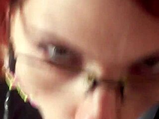 karla rose kneels pov sucking wrapped cock hungrily