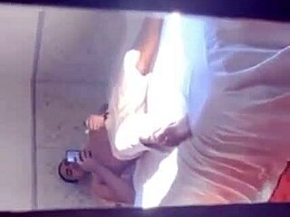 hubby films busty wife cumming hard on neighbor's huge cock