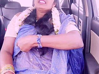 Beautiful Housewife Dirty Car Driver Cheating Telugu Talks