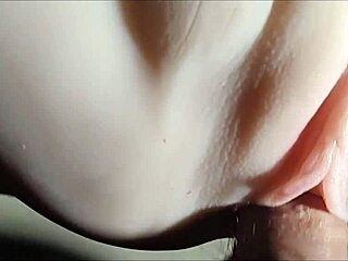 double penetration stretches her shaved big pussy with toys and cock