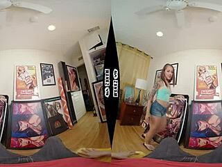 holly hendrix framed by ebony monster cock vr