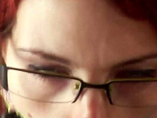 karla rose kneels pov sucking wrapped cock hungrily