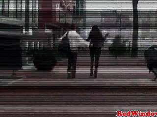 Blonde Amsterdam Hooker Sucks Fucks Bent Over