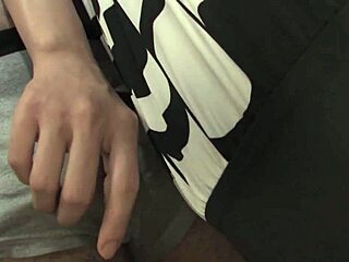 she felt down but three guys fucked her to wild cums!