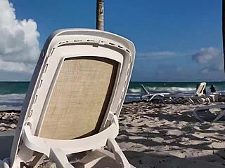 Big Tits Beach Babe Begs for Rough Fuck Favor!