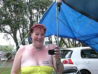 Trashy Milf, Flash Pussy Public Park?