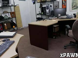 Broke Milf Bargains Big Cock in Pawnshop