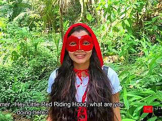 i meet sexy lil red ridin hood n she craves my huge cock right away