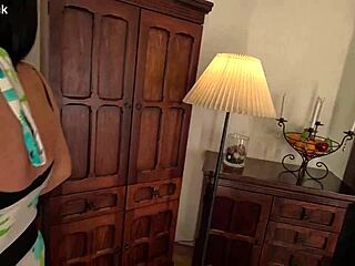 she shakes massive oiled tits teasingly just for you