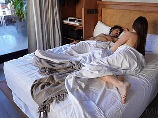 her huge ass bounces waking me saddling thick dick cowgirl ride