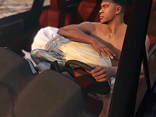 Franklin brutally bangs hooker in GTA 5 car
