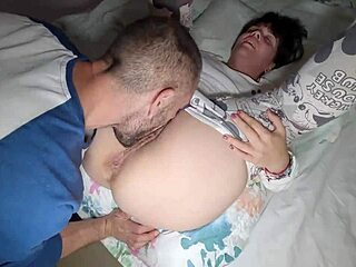 i fuck hot brunette milf creampie her juicy hairy pussy closeup! 💦🌿