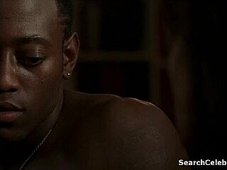 Sanaa Lathan's seductive topless milf tease