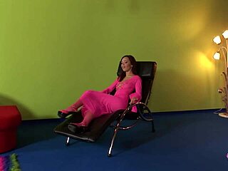 brunette workout sparks lesbian toy fingering frenzy