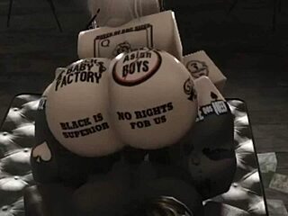 white snow bunny eagerly rides fat cock in roblox studio