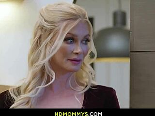 petite pigtail girl tribs and licks busty milf in steamy lesbian 3some