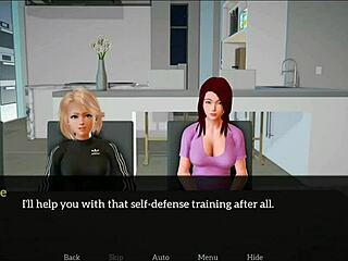 Big tits milf teen play game with small tits ass action