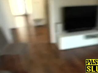 Submissive Teen Swallows Cum After Brutal Anal Bondage