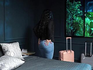 Colombian Big-Ass Mature Shares Bed in Ripped Clothes Roleplay