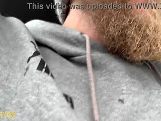 Car backseat anal assfucking ends in hot creampie explosion