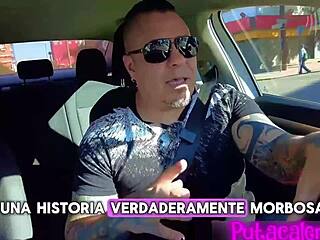 redhead latina milf slut kisses outdoor in lingerie