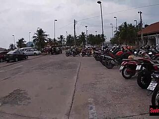 Thai Teen Couple's Wild Public Island Fuck