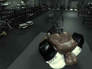 empty gym hides rough bbc pounding slut's tight pussy