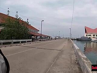 Thai Teen Couple's Wild Public Island Fuck