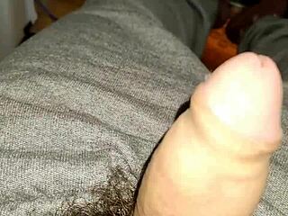 Stroking My Hairy Cock Brings Intense Emotional Release Today